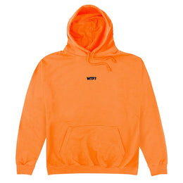 WTF1 Navy Embroidered Hoodie - Orange