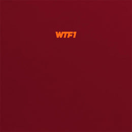 WTF1 Orange Embroidered Hoodie - Red